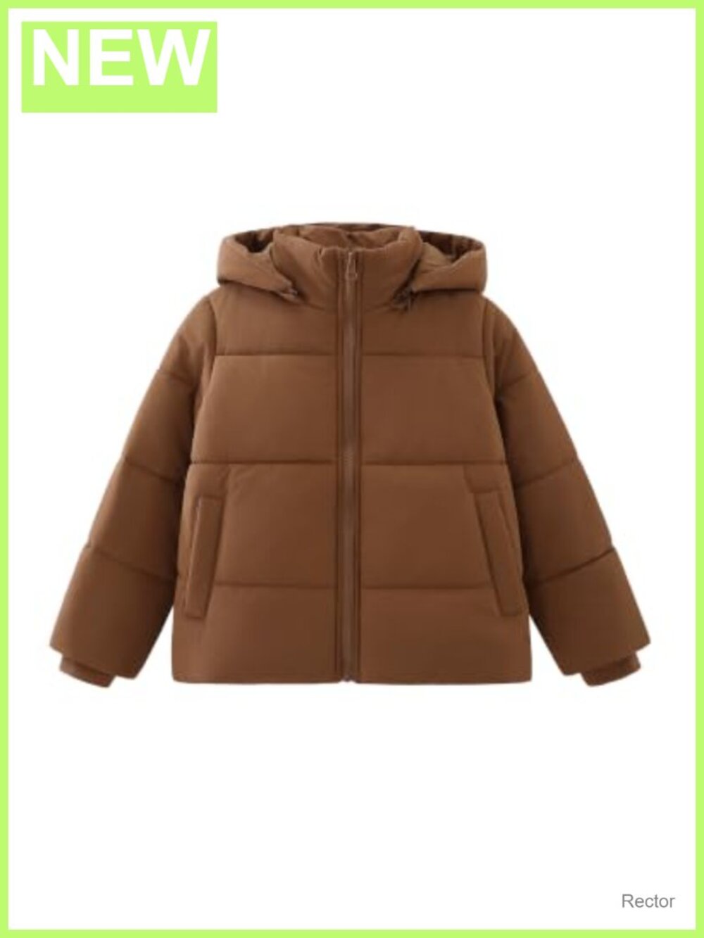 Girls Quilted Puffer Jacket Hooded Winter Coat 5-14Y